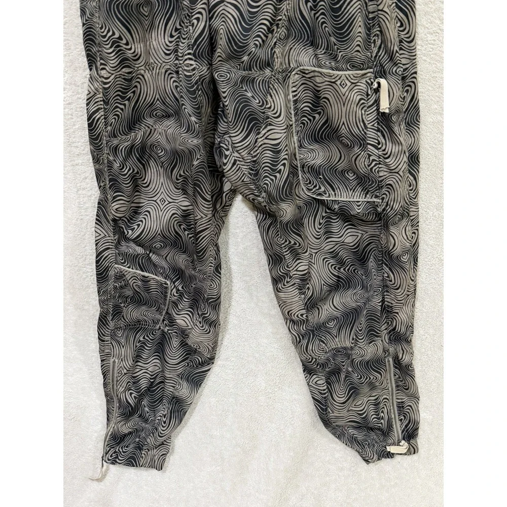 Free People FP‎ Movement Women's XS Spring Trekker Cargo Pants Black Swirl